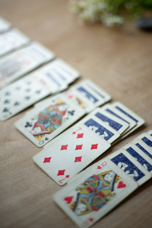 Vintage Mini-Playing Cards for Kids/Travel