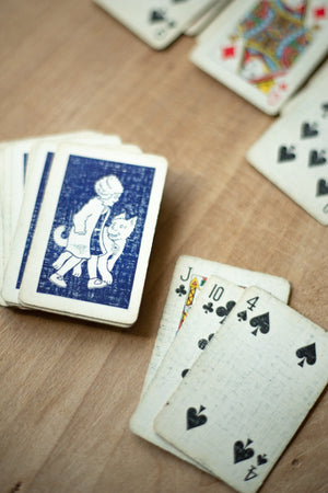 Vintage Mini-Playing Cards for Kids/Travel