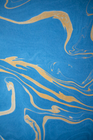 Hand Marbled Gift Wrap Sheets - Chatham