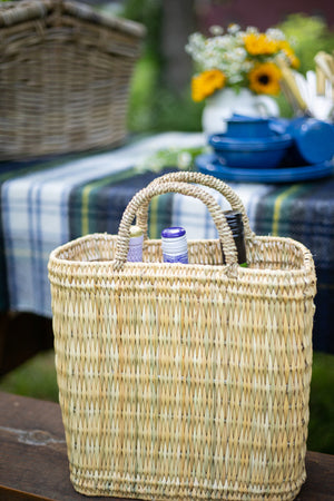 French Bottle Basket