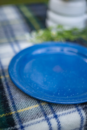Blue Enamelware - Dinner Plate (10")