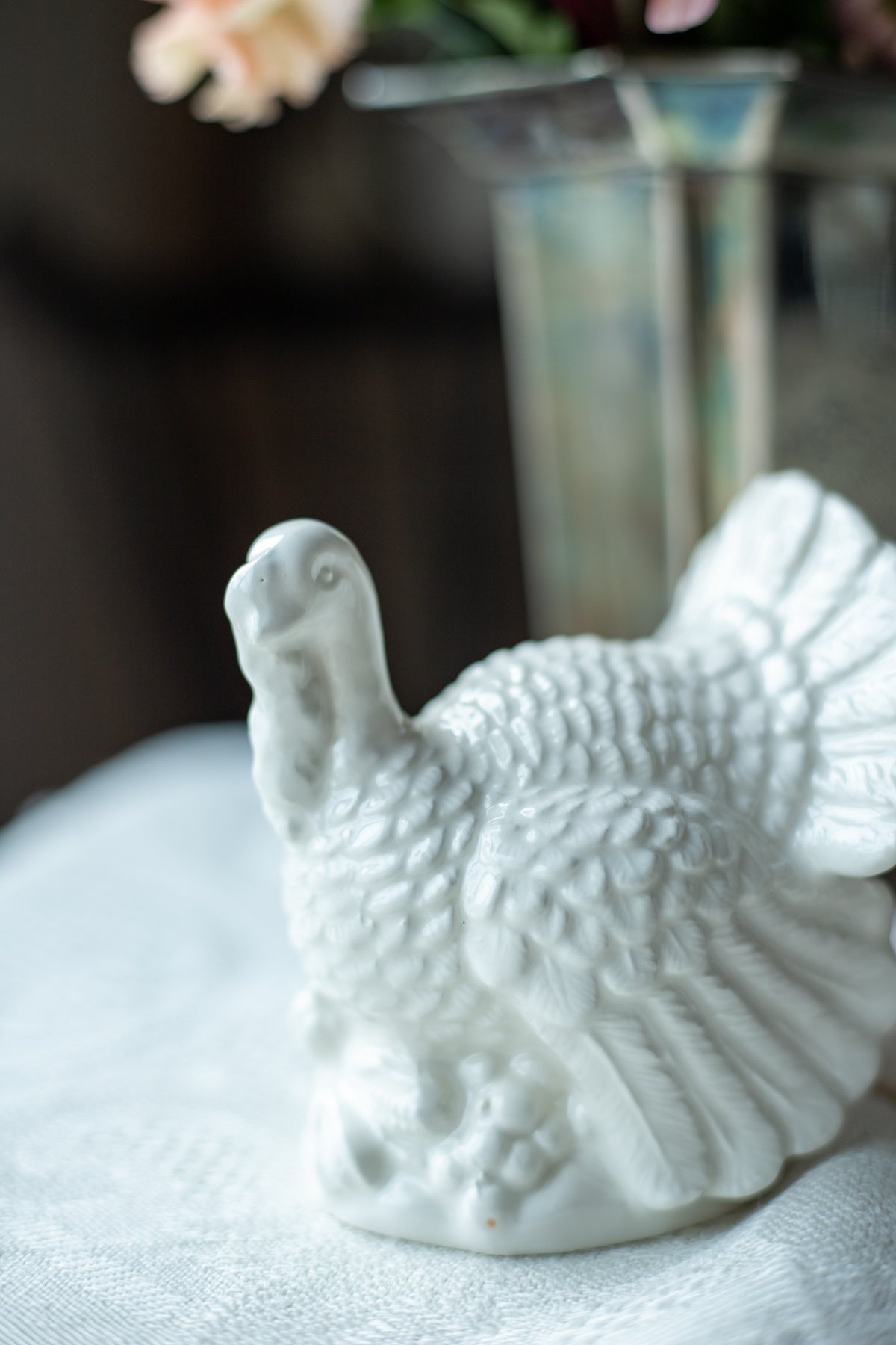 Vintage White Turkey - Decor