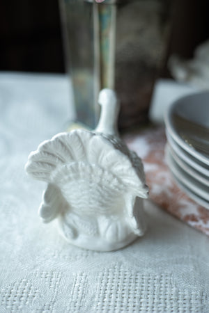 Vintage White Turkey - Decor