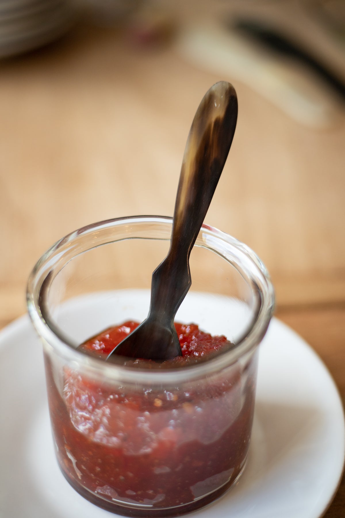 Horn Condiment Spoon