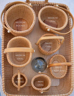Vintage Nantucket-Style Basket - Choose Your Piece