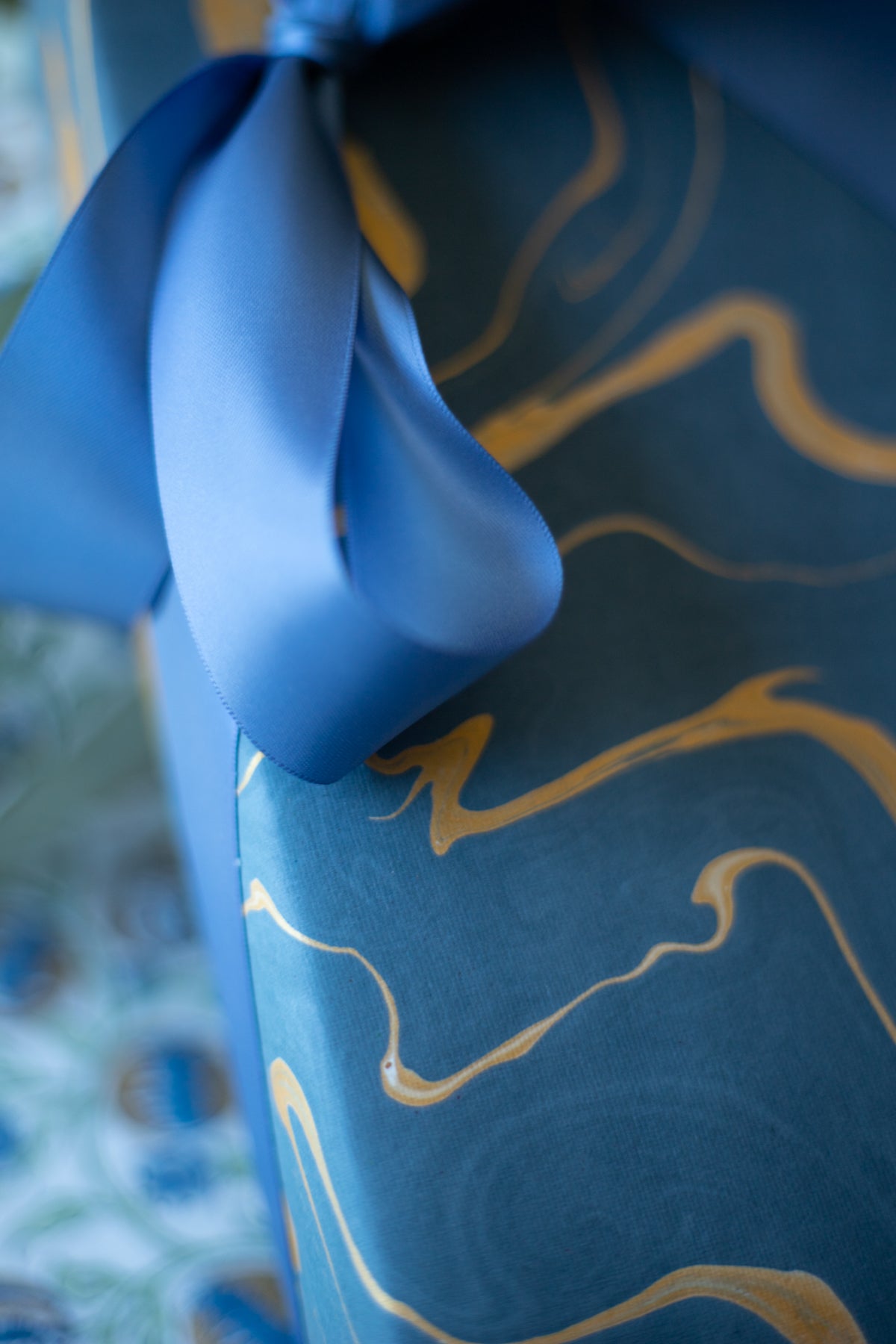 Double-Faced Satin Ribbon - 1 1/2" x 50 yds - Blueberry