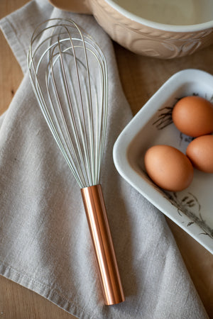 Copper-Handled Balloon Whisk - 12"
