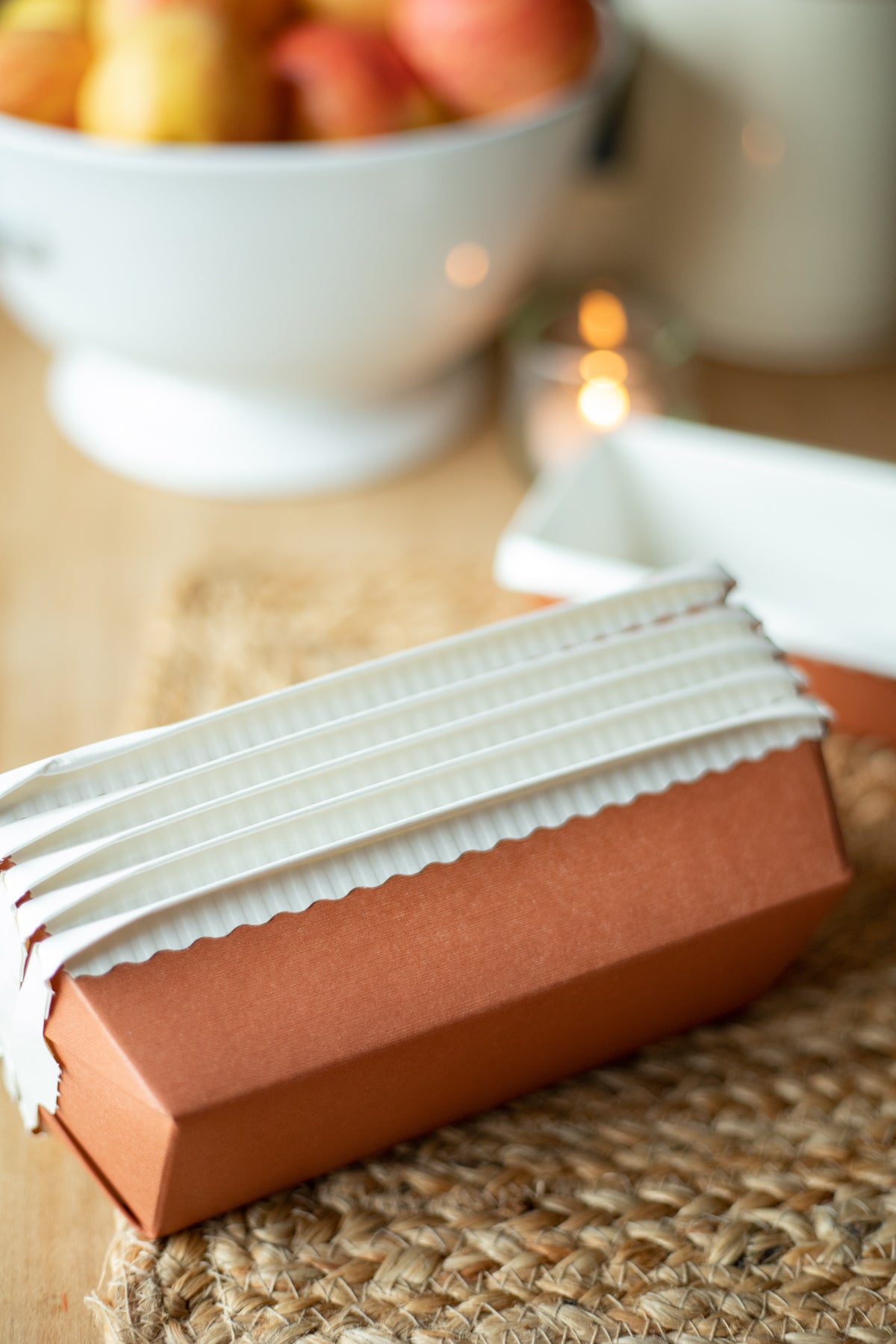 Autumn Paper Bread Loaf Baking Pans - Set of 6