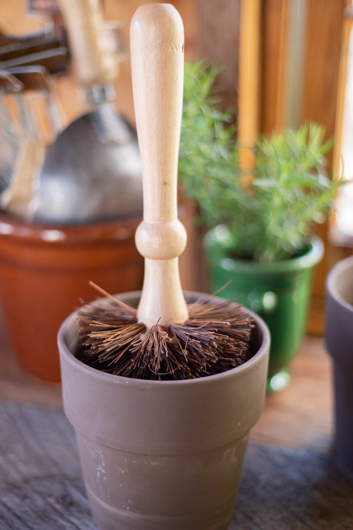 plant pot brush Flower Pot Cleaning Brush