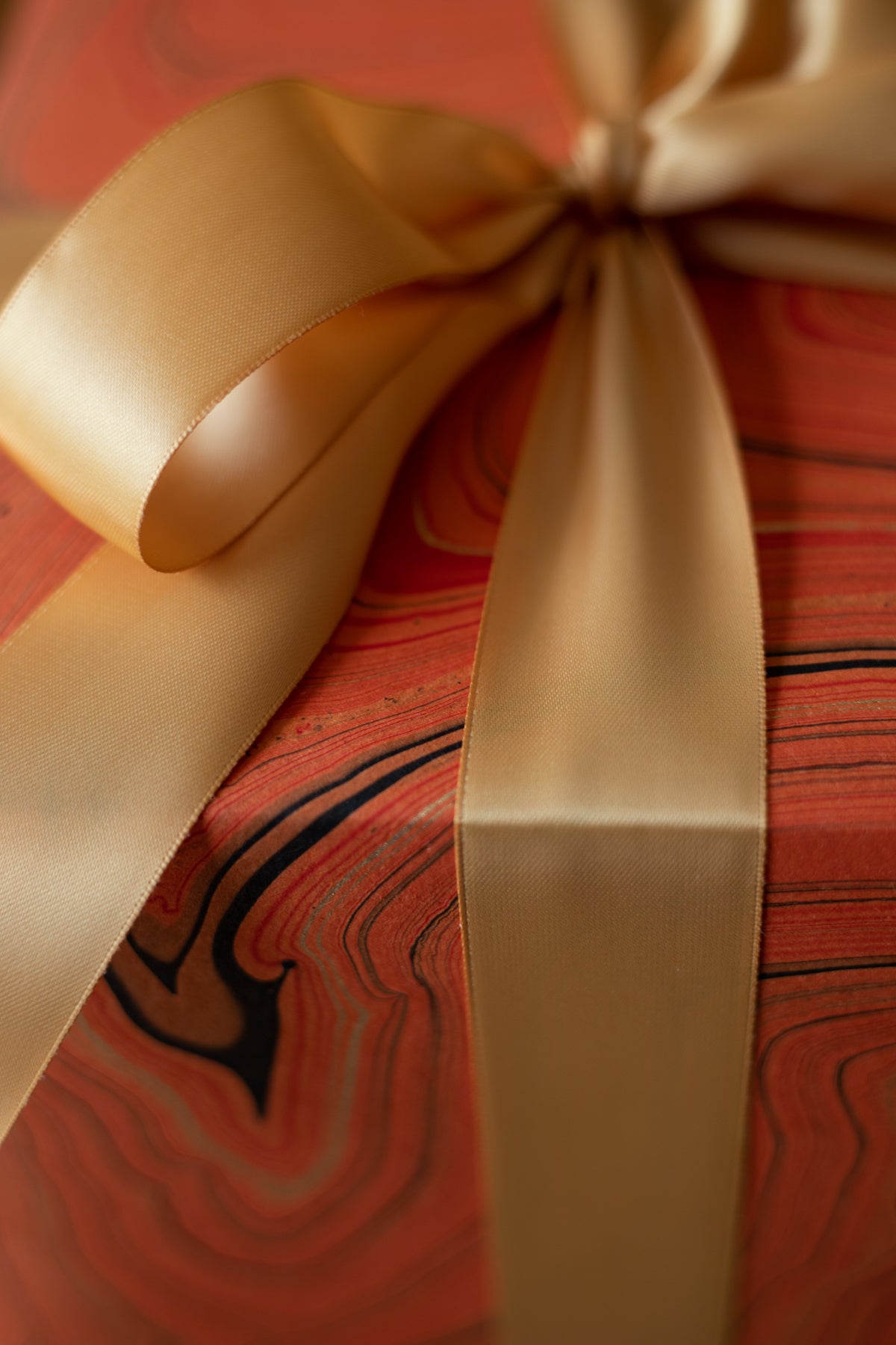 Double-Faced Satin Ribbon - 1 1/2" x 50 yds - Champagne Gold