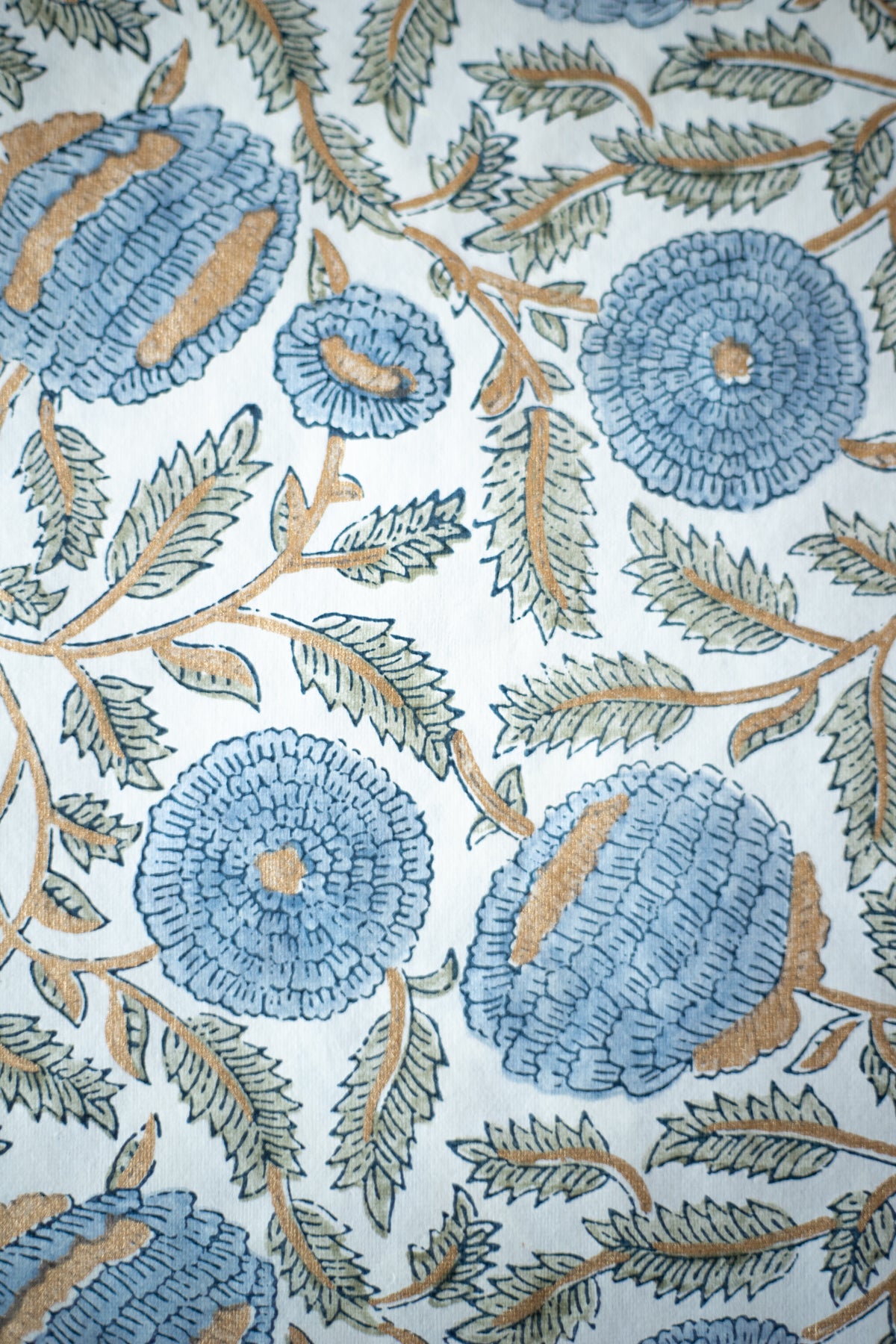 Hand Block Printed Gift Wrap Sheets - Camden