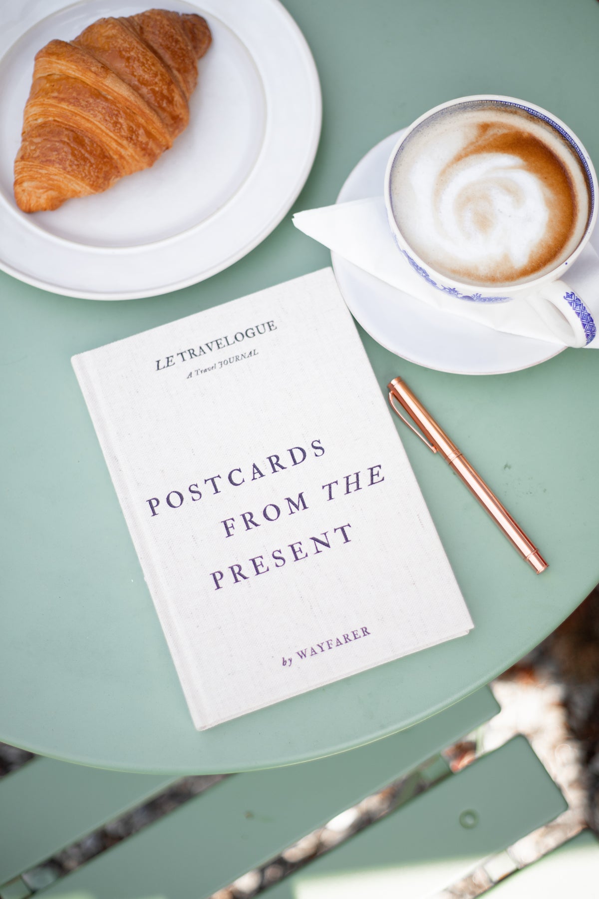 Linen Covered Travel Journal