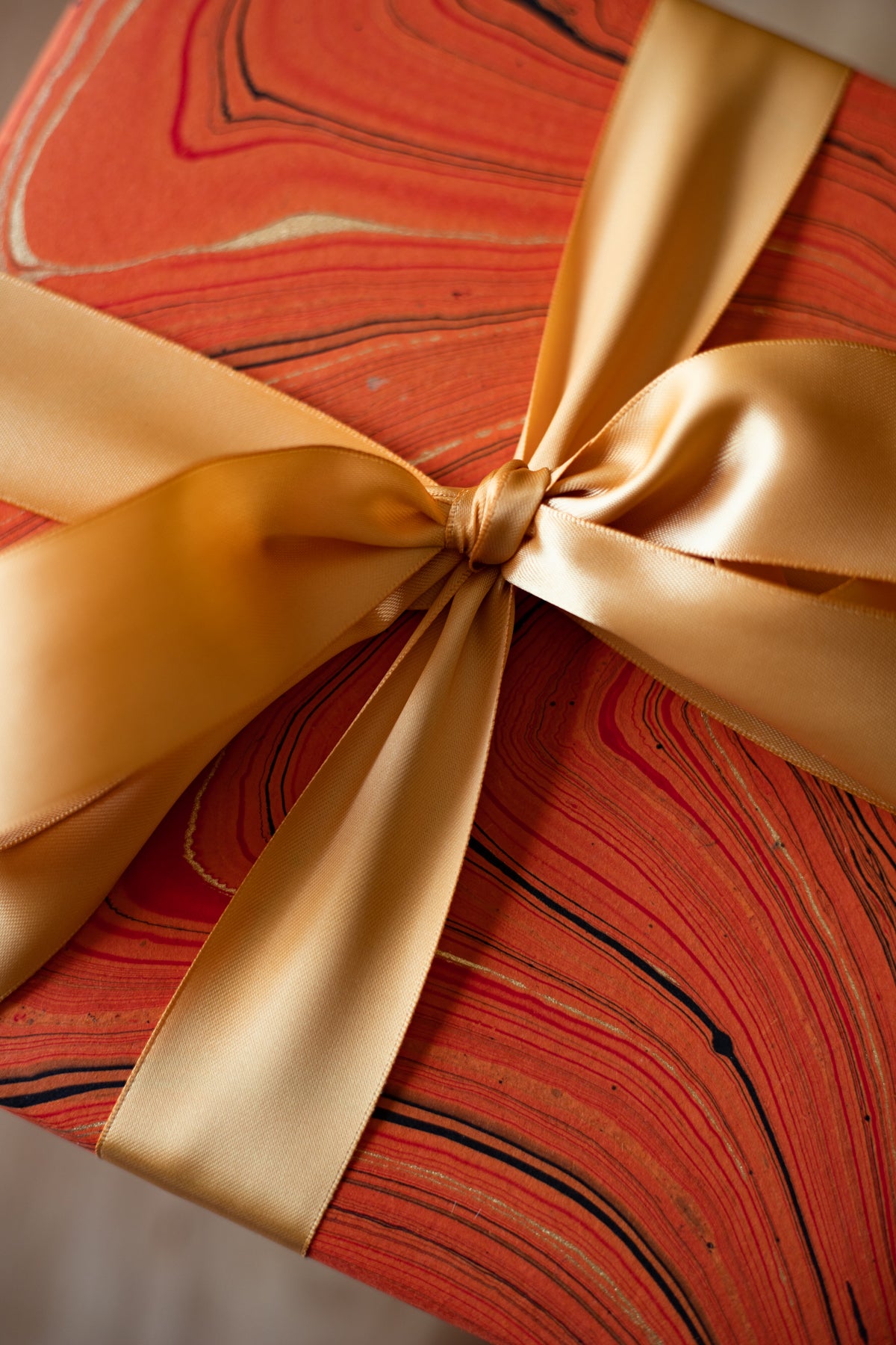 Hand Marbled Gift Wrap Sheets - Woodstock