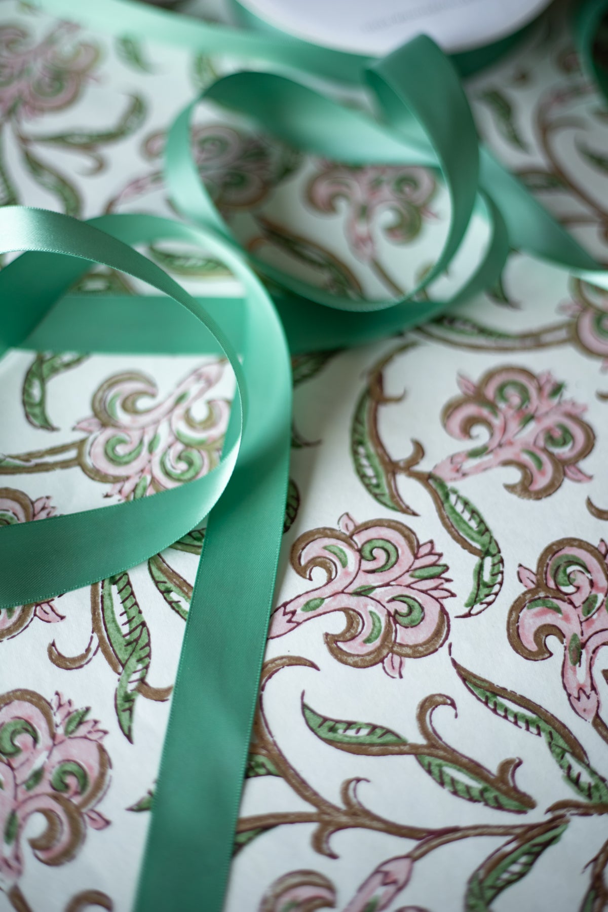 Double-Faced Satin Ribbon - 7/8" x 50 yds - Pistachio