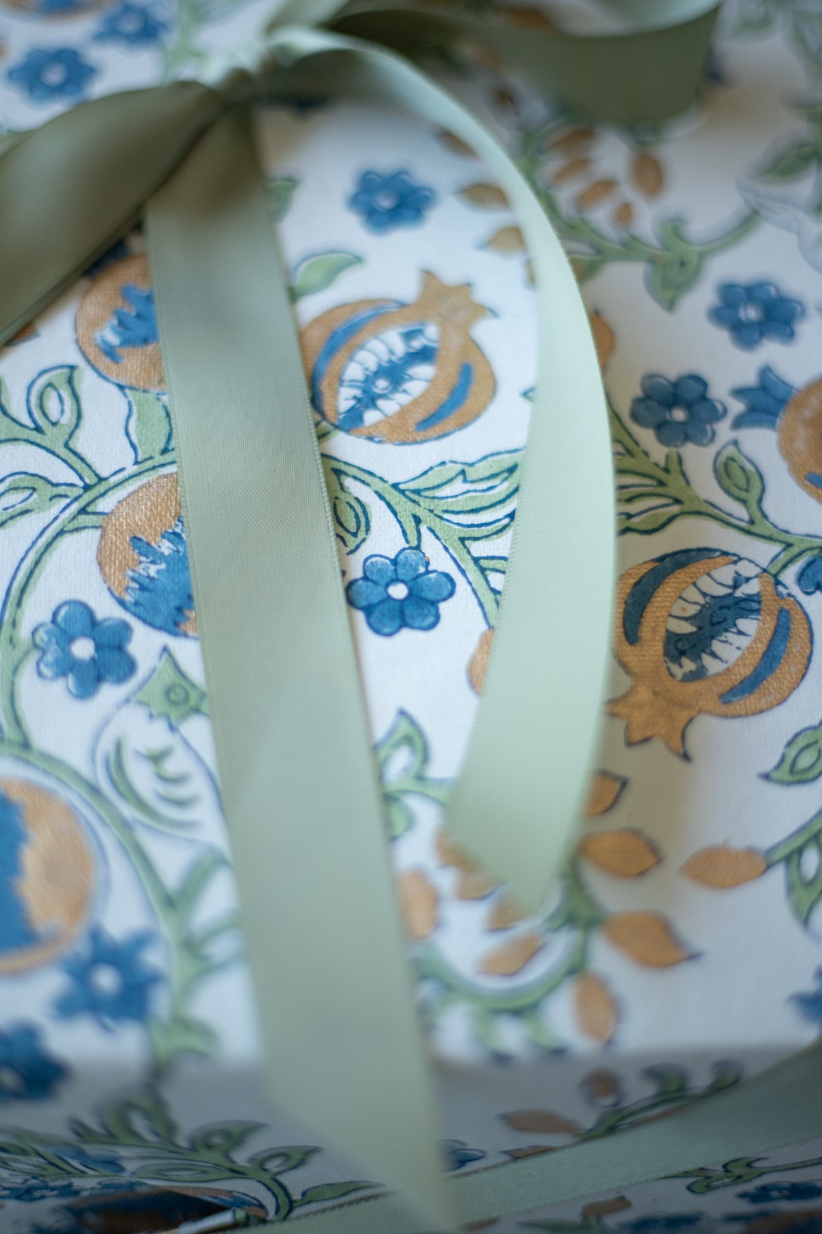 Double-Faced Satin Ribbon - 7/8" x 50 yds - Frosted Sage