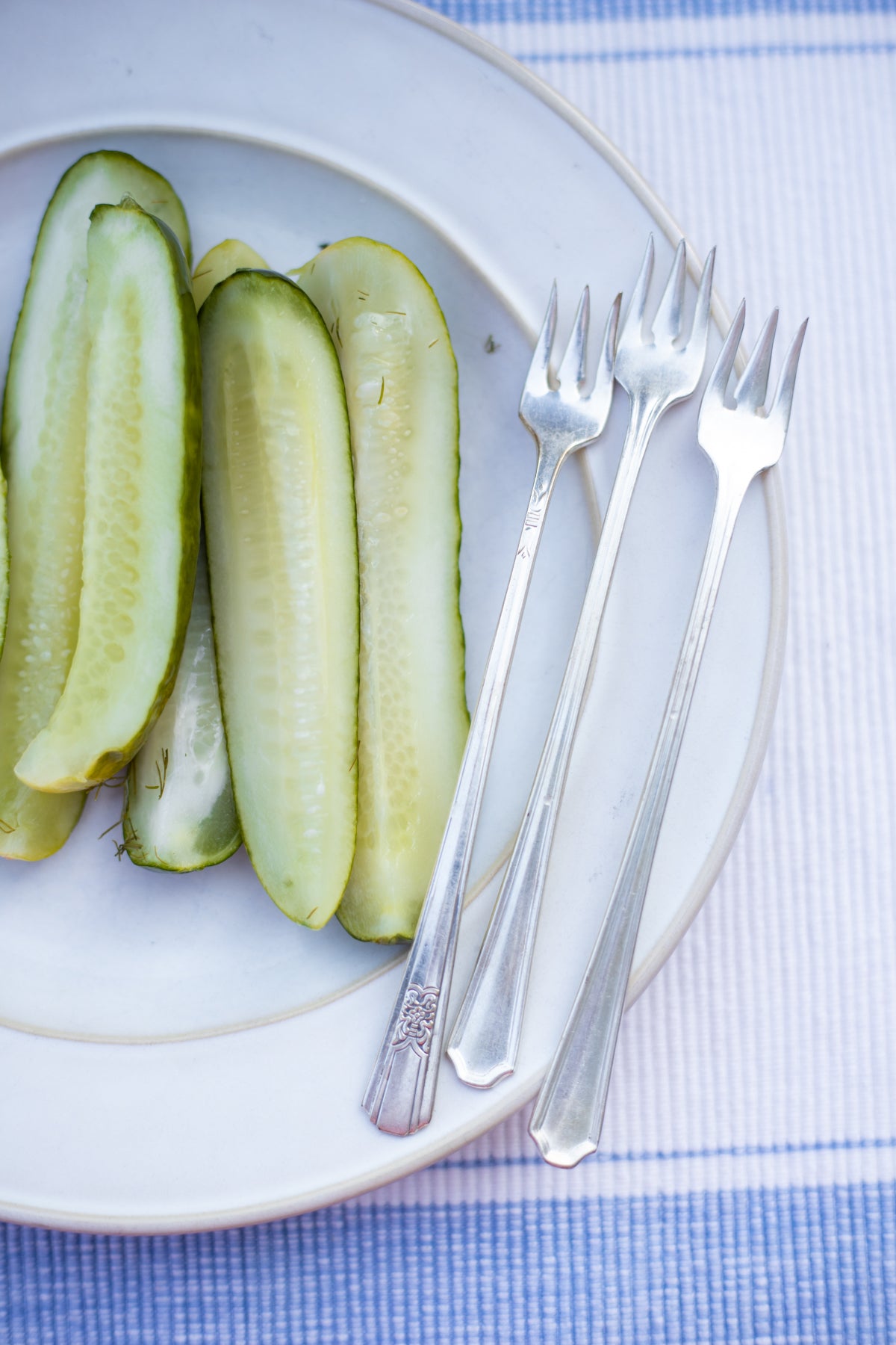 Antique Silver Plated Pickle Fork