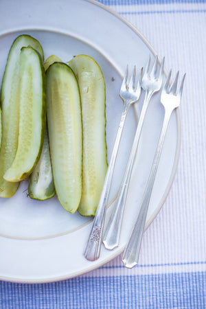 Antique Silver Plated Pickle Fork