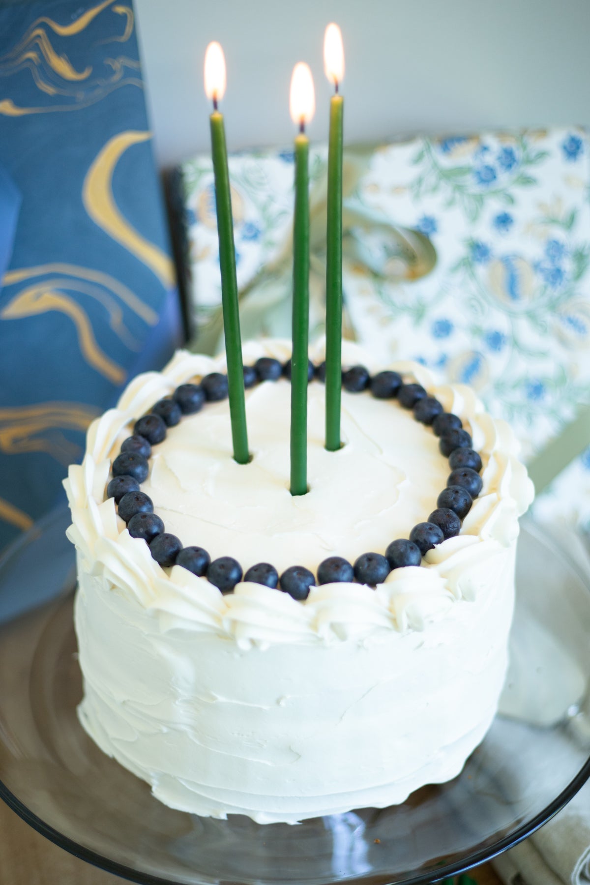 Tall Skinny Birthday Taper Candles - Color: Camp Green - 12 ct