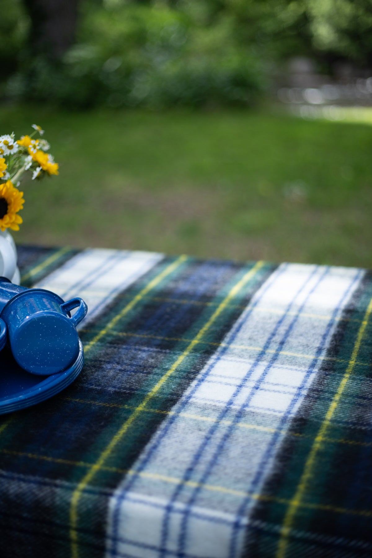 Tartan Wool Picnic Blanket