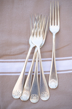 Antique Silverplated Shell Design Cutlery - Choose Your Piece