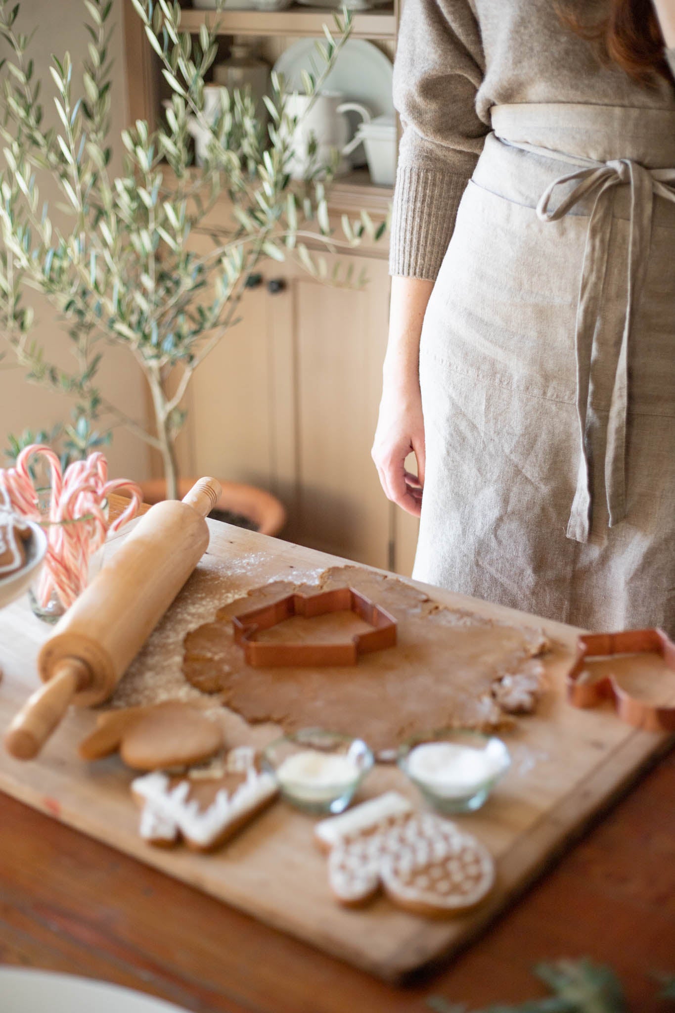 Natural Linen Garçon Apron