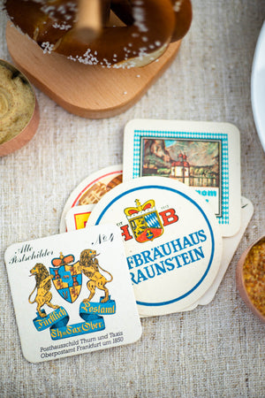 Octoberfest Vintage German Beer Coasters
