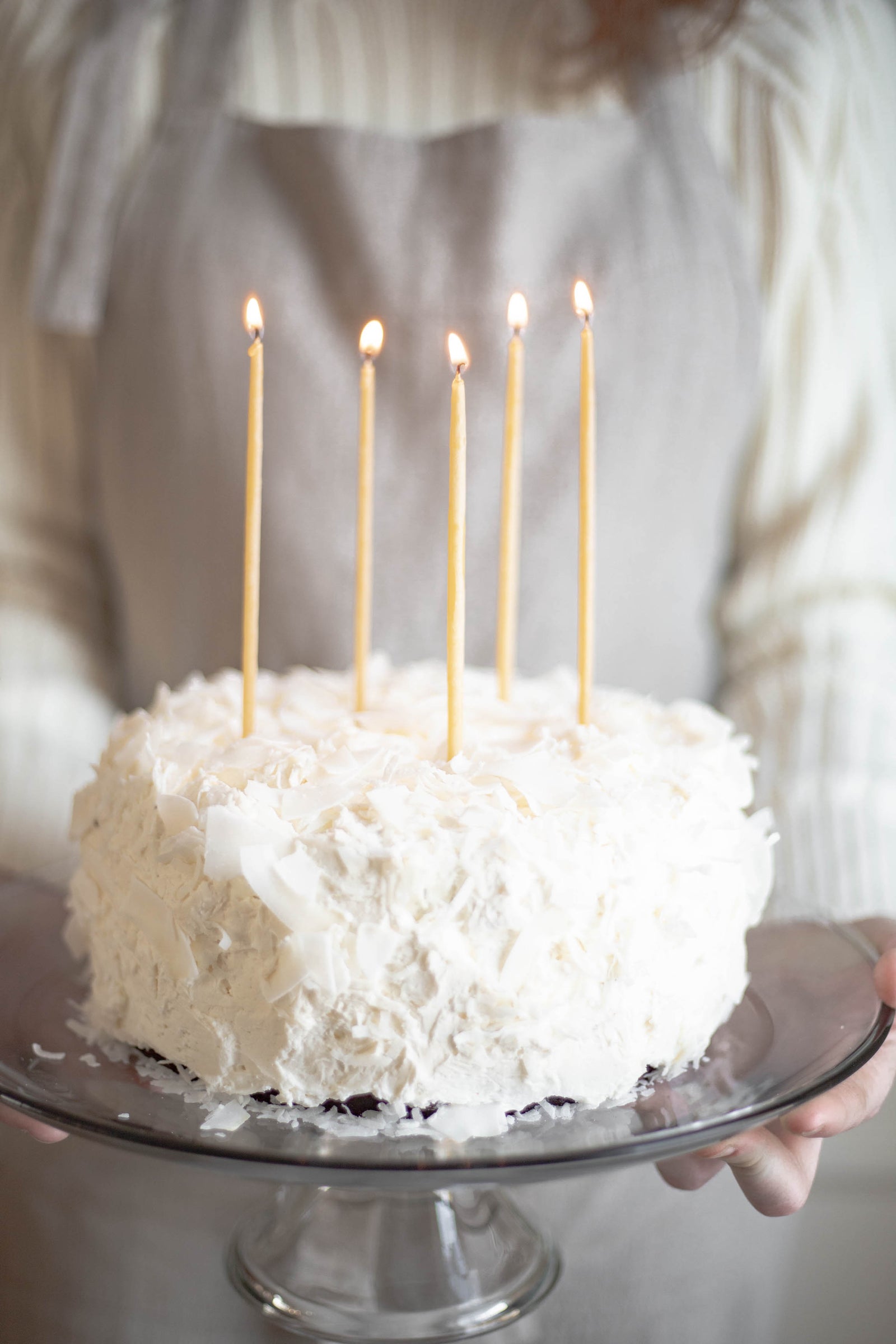 Beeswax Birthday Candles - Natural - 3" or 6"