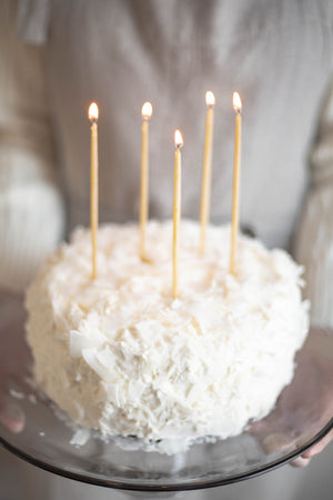 Beeswax Birthday Candles - Natural - 3" or 6"