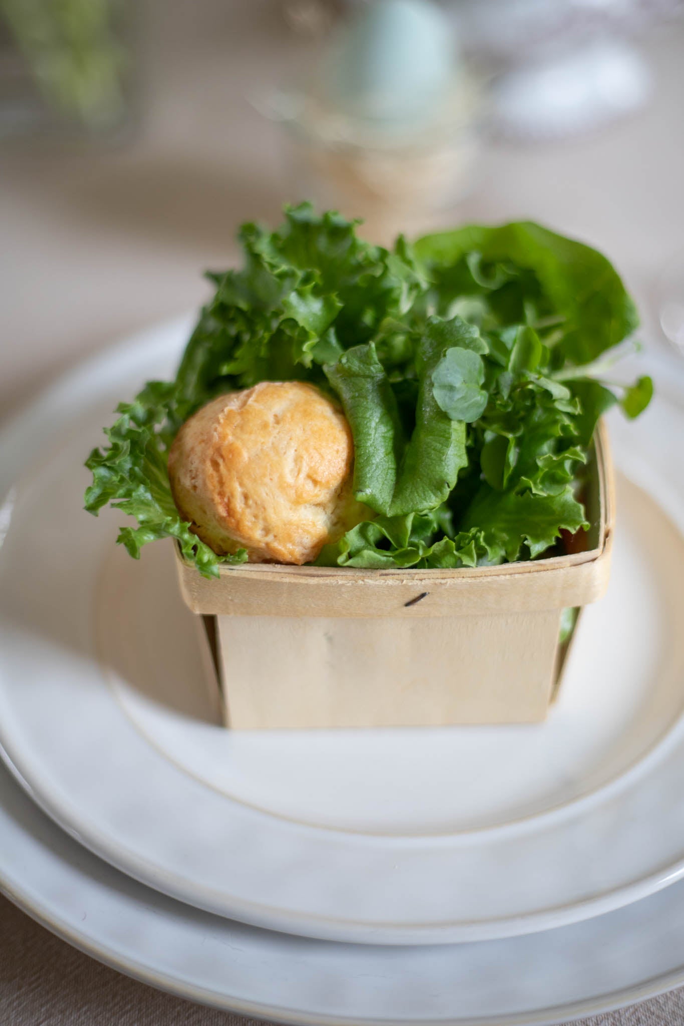 Wooden Berry Baskets (Square) - Set of 4