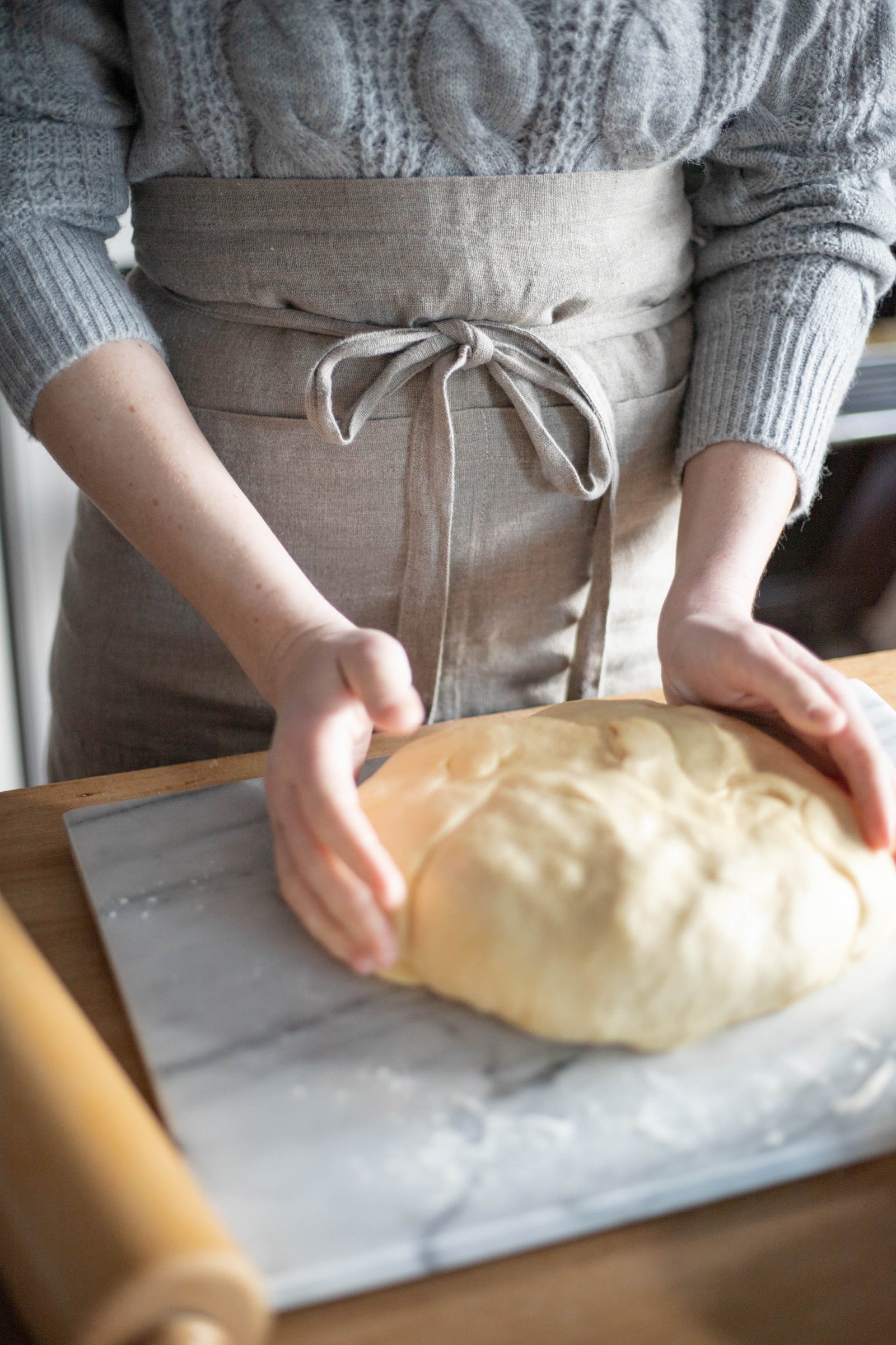 Natural Linen Garçon Apron