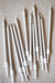 Silver Birthday Candles - 4" - Set of 12