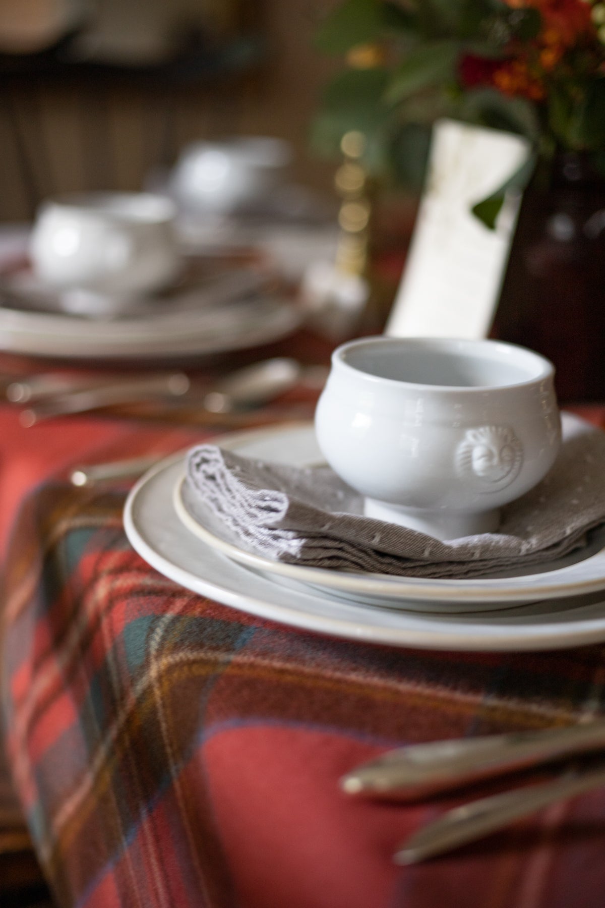 White Bistro Soup Bowls - Set of 2