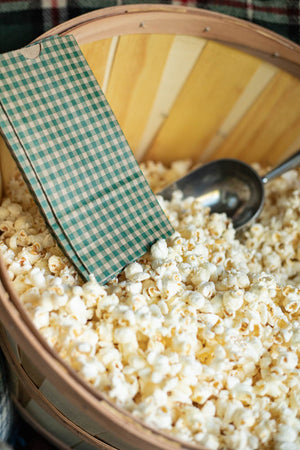 Gingham Popcorn Bags