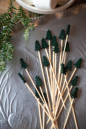 Pine Tree Picks - Set of 20