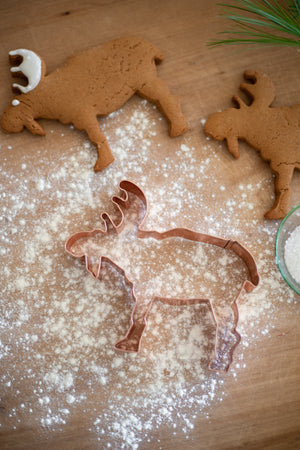 Copper Cookie Cutter - Moose