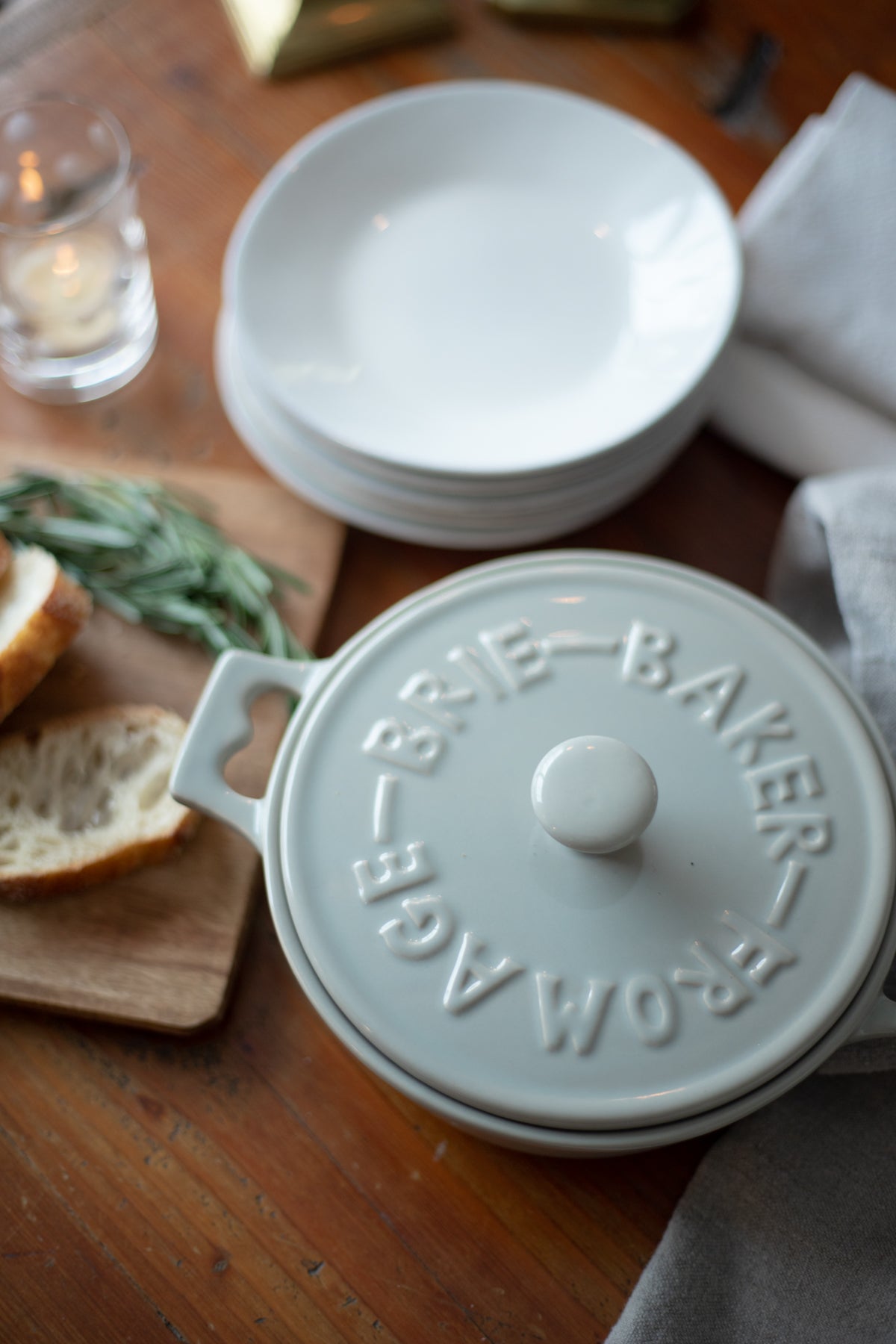  Muldale Brie Baker with Lid and Spreader - Camembert