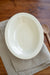Vintage White Restaurantware Serving Bowl