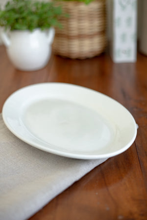 Vintage Small White Restaurantware Platter
